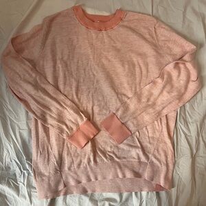 Lululemon Women’s Light Pink Crewneck Sweater